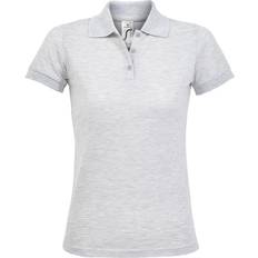 Sols Women's Prime Pique Polo Shirt - Ash