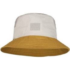 Damen - Weiß Hüte Buff Sun Bucket Hats - Ocher