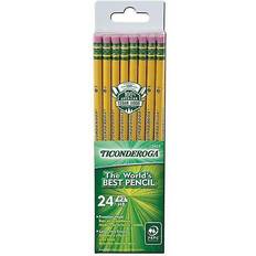 Ticonderoga DIX13924-FBA Wood-Cased HB Pencils 24-pack