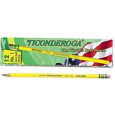 Ticonderoga Woodcase Pencil B #1 Yellow Dozen 13881