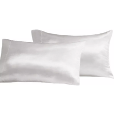Madison Park Essentials Satin Pillow Case White (76.2x50.8)