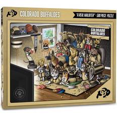 YouTheFan NFL Carolina Panthers Purebred Fans Puzzle-A Real Nailbiter (500-Piece)