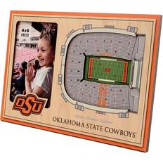 YouTheFan Oklahoma State Cowboys 3D Stadium Views Picture Frame