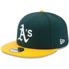 Men - Yellow Accessories New Era Men's Oakland Athletics 59Fifty Home Authentic Hat