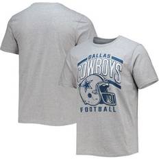 Dallas Cowboys Men's Trip Wordmark Grey T-Shirt