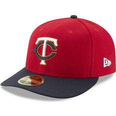 Lids Minnesota Twins New Era Retro 59FIFTY Fitted Hat - Stone/Navy