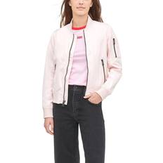 Pink bomber jacket Levi's Women's Zip-Detail Bomber Jacket - Peach Blush