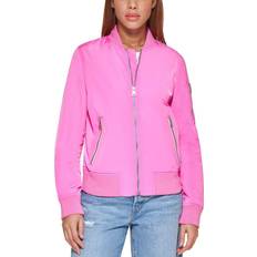 Levi's Women's Zip-Detail Bomber Jacket - Pink