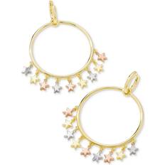 Kendra Scott Silver Earrings Kendra Scott Sloane Star Convertible Open Frame Earrings - Gold/Rose Gold/Silver