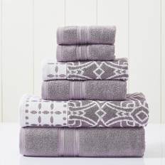 Modern Threads Yarn Dyed Bath Towel Purple (137.16x68.58)