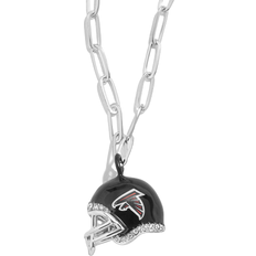 Baublebar Atlanta Falcons Helmet Charm Necklace - Silver/Transparent/Black/White/Red
