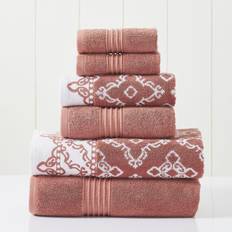 Modern Threads Yarn Dyed Bath Towel Red (137.16x68.58)