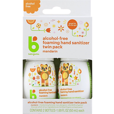 Alcohol-Free Hand Sanitizers BabyGanics On-The-Go Alcohol-Free Foaming Hand Sanitizer In Mandarin 2-pack