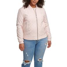 Levi's Diamond Quilted Bomber Jacket Plus Size - Peach Blossom