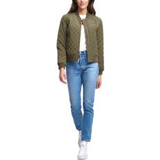 Levi's Diamond Quilted Bomber Jacket - Army Green