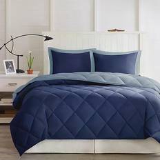 Light blue comforter set Madison Park Essentials Larkspur 3M Bedspread Blue (228.6x)