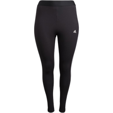 Adidas Women's Essentials 3-Stripes Leggings Plus Size - Black/White