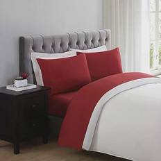 Truly Soft Everyday Bed Sheet Red (243.84x213.36)