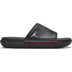 Jordan slippers best sale red and black