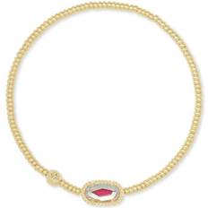 Kendra Scott Women Bracelets Kendra Scott 42177180624 Grayson Stretch Bracelet in Dichroic Glass