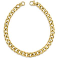 Adornia Cuban Chain Bracelet - Gold