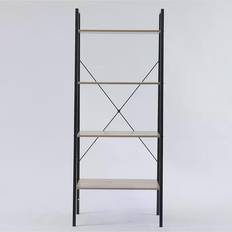 Natural Step Shelves LuxenHome Ladder Step Shelf 28.3"