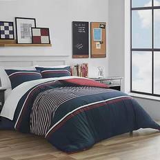 Pickford Blue King Comforter Set - Taupe, Blue & Cream - Levtex
