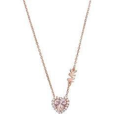 Kendra Scott Elisa Pendant Necklace - Rose Gold/Iridescent Drusy • Price »