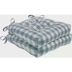 Achim Buffalo Check Chair Cushions Multicolor (40.64x38.1)