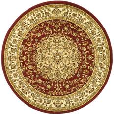 Safavieh Lyndhurst Sagit Traditional Oriental Red, Beige 63x63"