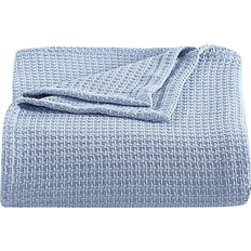 Cotton Blankets Tommy Bahama Coast Blankets Blue (274.32x228.6)