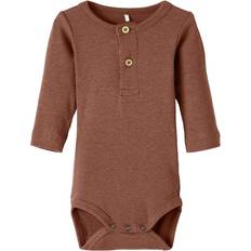 Name It Kab LS Bodysuit - Coconut Shell (13198041)