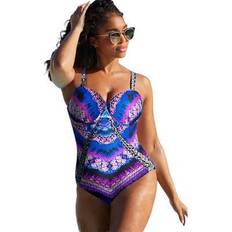 Plus Women's Macrame Underwire One Piece Swimsuit by Swimsuits For All in (Size 12)