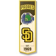 San Diego Padres Sports Fan Products YouTheFan San Diego Padres 3D StadiumView Banner