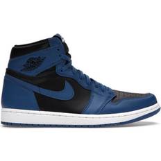 Polyurethane Sneakers Nike Air Jordan 1 Retro High OG - Dark Marina Blue/Black/White