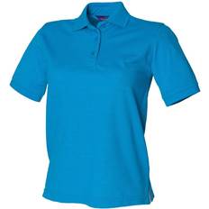 Henbury Women's 65/35 Polo Shirt - Sapphire Blue