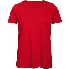 B&C Collection Women's Favourite Organic Crew T-shirt - Red