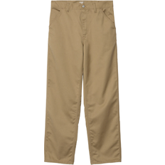 Carhartt Chinos - Men Pants Carhartt Simple Pant - Leather Rinsed