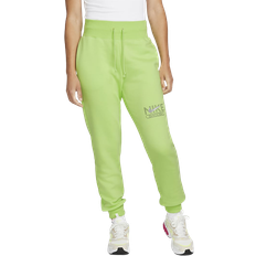 Nike Women Sportswear Swoosh Fleece Sweatpants - Key Lime/Flat Pewter