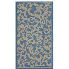 Safavieh Carlisle Tracery Blue, Beige 63x91"