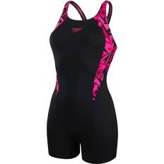XL Badeanzüge Speedo Hyperboom Splice Legsuit Women's - Black/Pink