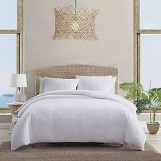 White comforter king Tommy Bahama Basketweave Solid 3 Piece King Comforter Set in White Bed Linen White