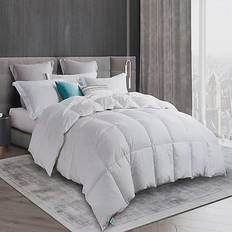 California King Bed Linen Martha Stewart White Goose Down And Feather Bedspread White (223.52x223.52)