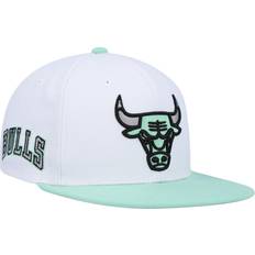 Mitchell & Ness Chicago Bulls Pure Platinum Mint Snapback Hat Men - White