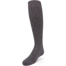 MeMoi Girl's Cable Knit Tights - Charcoal (32231067746346)