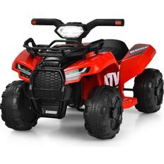 Electric Vehicles on sale Costway 6V Kids ATV Quad Electric Ride On Car Toy Toddler w/LED Light&MP3 Red