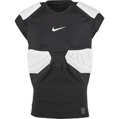 Nike White Bras Nike Mens Hyperstrong 4-Pad Top Mens White/Black White/Black