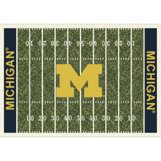 Imperial Michigan Wolverines 5'4'' x 7'8'' Home Field Rug