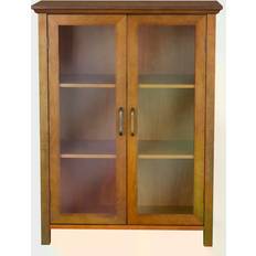 Glass Cabinets Elegant Home Fashions Avery Glass Cabinet 26x34"