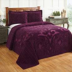Better trends Ashton Bedspread Purple (279.4x205.74)